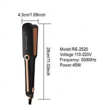 Multi-Function Straightener & Curler, 2-In-1 Hair Styling Tool, Adjustable Temperature, Fast Heating, Suitable For Back To School, Holidays, Halloween Party