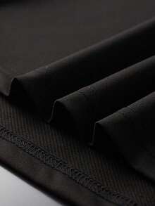 Men's Short Sleeved Shorts Set 2-Piece, Spring And Autumn Style Short Sleeved T-Shirt+Shorts, Soft And Comfortable, Machine Washable, Dry Cleanable, High-Quality - Character Image Slogan - Printed Pattern Pullover+Pants,  Hip-Hop Style, Suitable For Holidays, Back To School, Streets, Outdoor Outings - màu đen - Xem 5