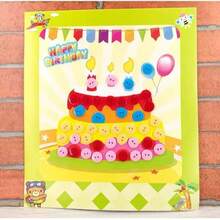 2/5/10/20 Stücke zufällige DIY Knopf Kunst Aufkleber, Bastelmaterial für Kinder, Kreatives Knopf Malen für Kinder von 3-6 Jahren, Lernspielzeug, Geschenk zum Lehrertag, Förderung der Hand-Augen-Koordination & Eltern-Kind-Interaktion