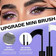 SRCKFIZ 10ml 2-In-1 DIY False Eyelash Glue & Sealant Pen, Waterproof, Quick Drying, Non-Irritating, Natural Finish, Strengthening - Black - View 4