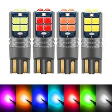 2pcs High Quality T10 W5W Super Bright Car Interior Reading Dome Light Marker Lamp 168 194 LED Auto Wedge Parking Bulbs Car Accessories