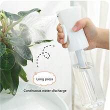 1pc Adjustable High Pressure Atomizing Hydration Spray Bottle - Perfect For Alcohol Disinfection & Watering Your Plants!,Hairdresser's Supplies - Transparent White - View 9
