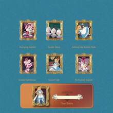 Miniso Disney Alice im Wunderland Kunstgalerie-Serie Blind Box, PVC+ABS Material, Kunstgalerie-Ölgemälde-Texturdetails, Schreibtisch-Dekoration Ornament, geeignet zum Sammeln und Verschenken (1 Stück, zufällig versendet) - Verschiedenfarbig - Übersicht 3