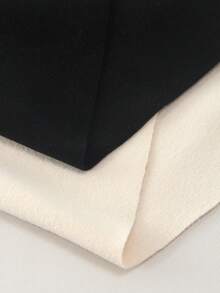 2 Sete Women's Solid Color High Elastic Thermal Underwear, Underwear Pajama Set, Cold Weather Close-Fitting Underwear Winter Underwear Winter Warmth, Wool Lined Thermal Underwear Set - 彩色 - 查看 8