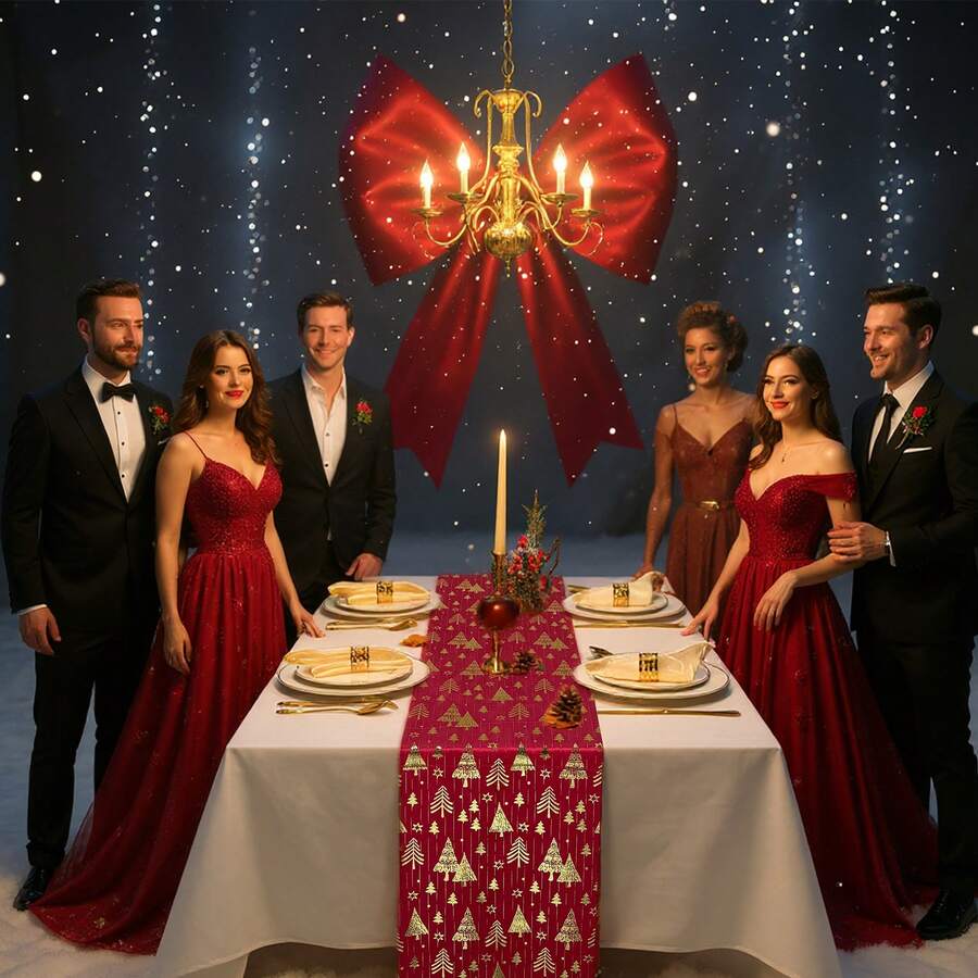 Árbol de línea de lámina de oro de terciopelo, adecuado para fiestas festivas, decoración de sala de estar, comedor, arreglo de escena