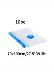 15/10/5/1pcs Reusable Vacuum Storage Bags, Travel Organizer Bags, Clothes Space Saver Bags For Coats, Shirts, Blankets, Pants, Home, Dorm, Closet, Bedroom, Bathroom, Travel Accessories, Back To School, Thick With Double Zipper Seal And Built-In Hand Pump Design, No Extra Tool Needed, Highly Airtight And Reusable, Save Up To 85% Storage Space For Efficient Space Utilization