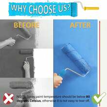 APORNI 优质画家胶带、蓝色胶带、遮蔽胶带、油漆胶带，多用途，绘画、画家、DIY 工艺品艺术装饰标签，无残留，易去除 - 藏蓝色 - 查看 4