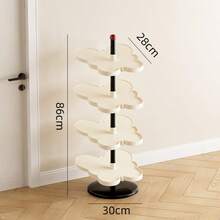 Estantería para zapatos de 3/4/5 niveles, organizador de zapatos de pie, fácil de ensamblar, estantería de almacenamiento de zapatos apilable para ahorrar espacio, sostiene múltiples pares de zapatos, para sala de estar, dormitorio, casa de alquiler