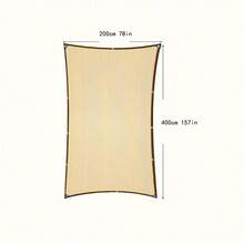 黄色遮阳布，遮阳耐用，户外防晒网带索环，织物遮阳罩，耐热，适用于别墅泳池凉亭庭院花园植物停车场谷仓圣诞礼物