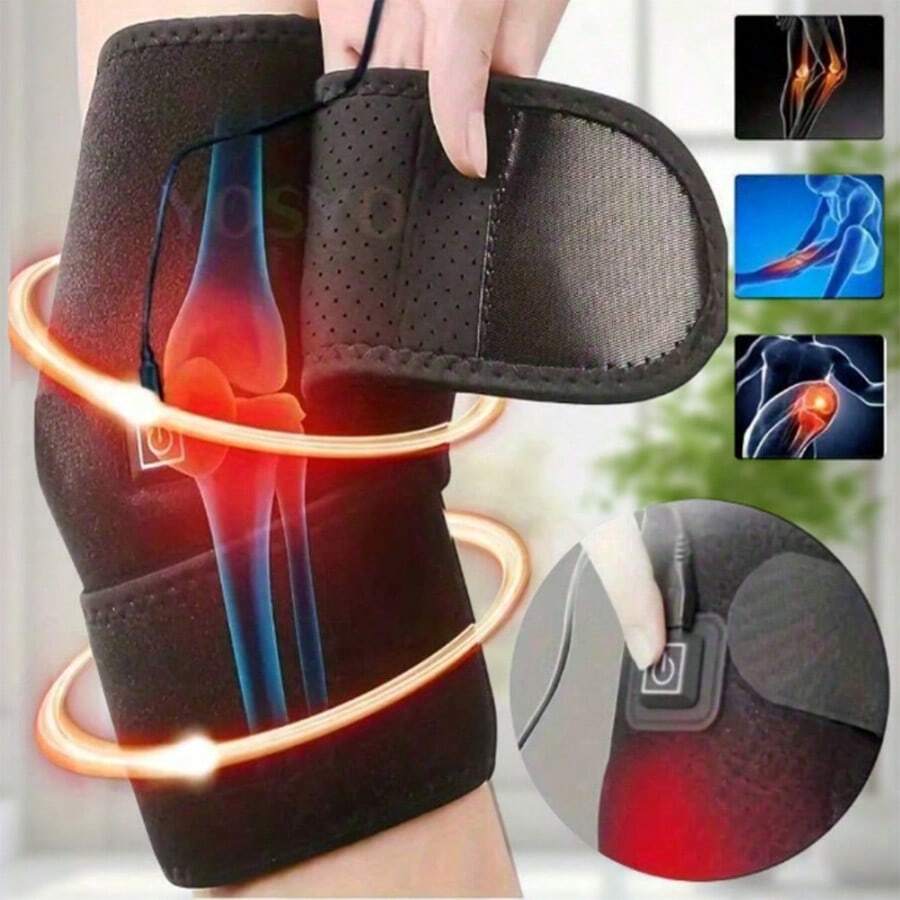 1 pieza Soporte de rodilla y cinturón femoral - Ajustable para hombres y mujeres, soporte de fitness con diseño de malla transpirable, ajuste seguro y cerrado, rodillera para correr y deportes, protección de articulaciones, soporte de rodilla, accesorios deportivos, material suave - Día del Padre, Día de la Madre, Navidad