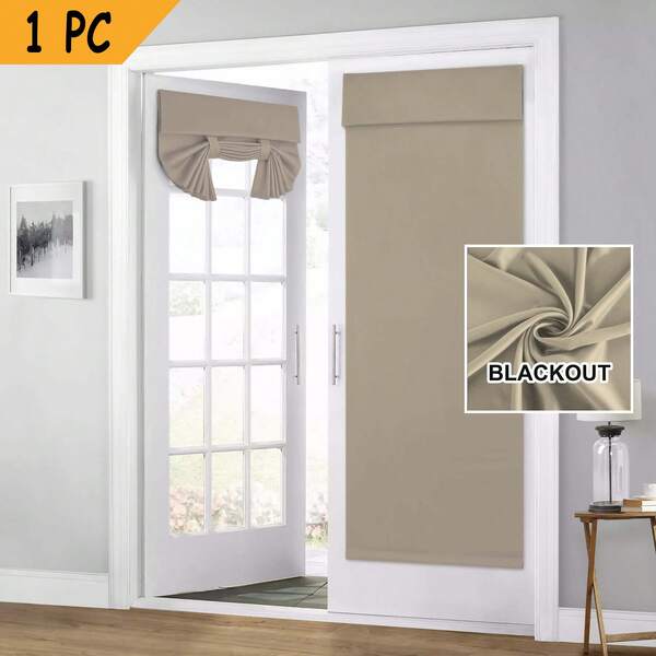 1 Stück Verdunklungsvorhang - Moderner Stoff Sichtschutzvorhang für Schlafzimmer & verschiedene Räume, wärmeisolierend & Lichtsteuerung, einfache Installation mit Klebevorrichtungen, perfekt für Feiertage & Heimdekoration, Schlafzimmer Sichtschutzvorhang