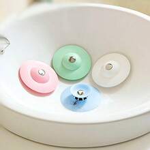1PCS Push-Open Drain Plug, UFO-Shaped Silicone Sink, Anti-Blocking And Deodorizing Floor Drain Strainer, Bathroom Accessories, Sink Stopper, Sink Drain Strainer - 隨機 - 查看 3