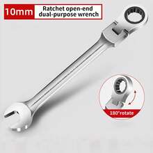 活动头棘轮扳手套装，有多把小尺寸扳手，单件，价格实惠，性价比之王，汽车维修工具，家庭维修工具（我们单独出售，因此购买时请检查型号。谢谢） - 彩色 - 查看 16