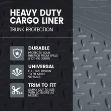 Heavy Duty Rubber Cargo Liner - All - Weather Trunk, Trim - To - Fit Design, SUVs, Trucks - Non - Slip, Waterproof, Durable Cargo Floor Liner - 54x 43.5x 0.25 - Black - 灰色的 - 查看 2