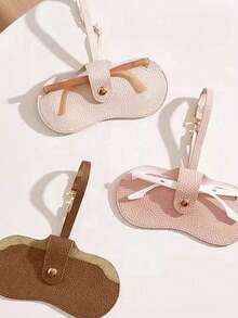 1/2pcs Glasses Organizer Bag,Portable Sunglasses Storage Pouch,Fashionable Versatile Eyeglass Holder, Glasses Case For Women, Travel Sunglasses Protective Cover,Travel-Friendly, And Durable Design - Multicolor - View 2