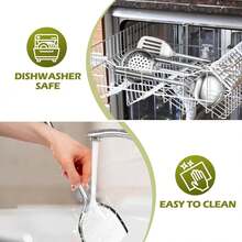 E-Far Cooking Utensils Set, 10-Piece Stainless Steel Kitchen Utensils With Holder, Metal Heat Resistant Kitchen Cookware Tool Spatula Set For Cooking, Easy Clean & Dishwasher