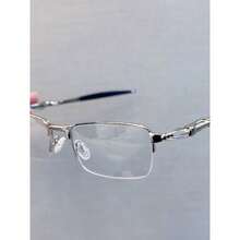 Óculos Armação de Descanso Metal Mola Sem Grau Lupa Descanso Mola - Multicolorido - Visão 2