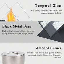 Outdoor Fireplace - Black - View 7