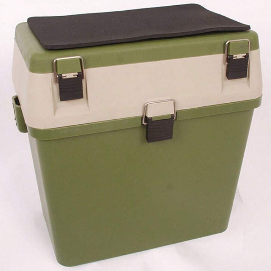 1 pieza Caja de aparejos de pesca multifuncional con gran capacidad, se puede sentar encima y llevar a la espalda, ligera de peso, portátil y fácil de transportar. Adecuada para la pesca en lagos, ríos y viajes al aire libre, se utiliza para organizar cebos, anzuelos y herramientas de pesca. - Caja de almacenamiento para pesca - Ver 1