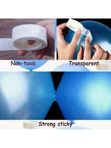 1/3/5/7pcs Transparent Removable Double-Sided Adhesive Dots, Transparent Balloon Glue, Double-Sided Adhesive Balloon Glue Tape, Removable Balloon Adhesive Dots, Super Strong Double-Sided Balloon Adhesive Dots, Balloon Arch Kit, Balloon Wreath Decor Kit, Balloon Accessories, Balloon Glue Sticks, Balloon Glue Stickers, Balloon Stands, Balloon Arches, For DIY, Halloween Party Decor, Suitable For Parties, Gatherings, Holiday Venue Decor, Baby Shower, Home Decor, Gifts, Weddings, Birthdays, Showers, Christmas (Random Colors & Styles)