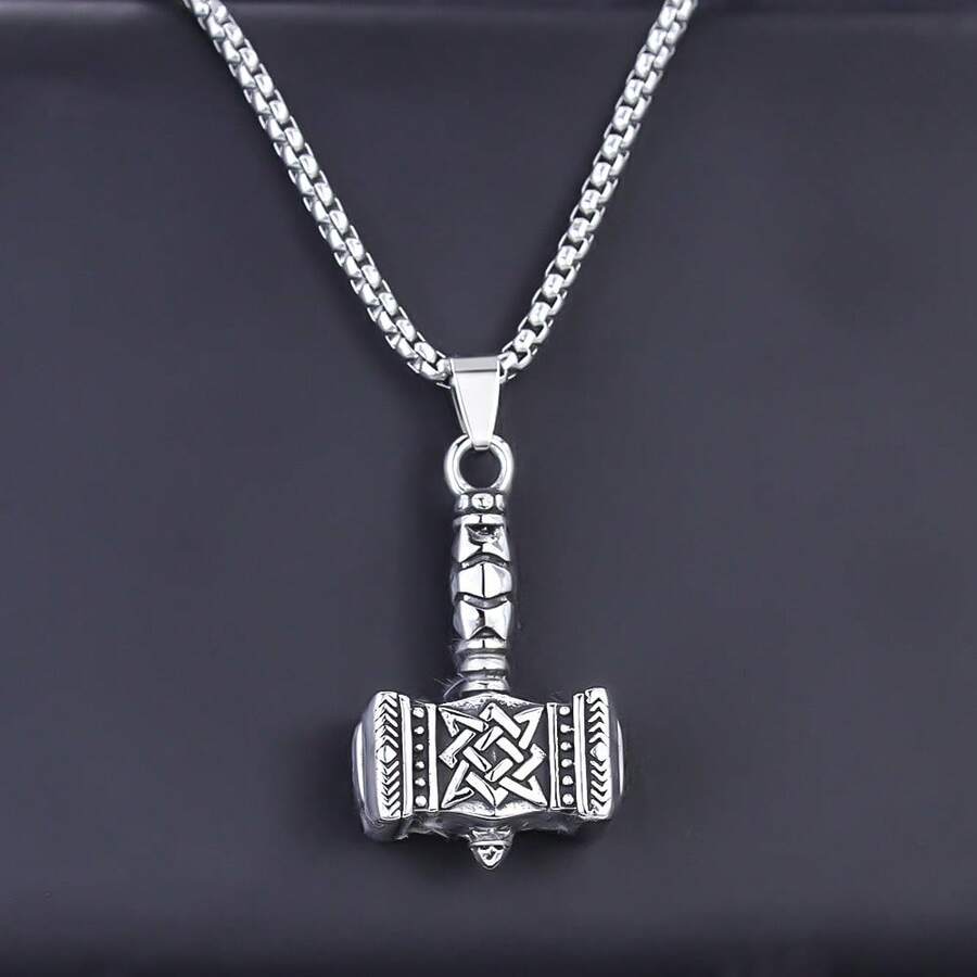 قلادة صليب من الفولاذ المقاوم للصدأ بسلسلة حديدية هيب هوب لا تبهت، قلادة للرجال والنساء، إكسسوارات شخصية، هدايا للأعياد مثل عيد الميلاد وعيد الهالوين، هدايا للأحباء والصديقات والآباء والأصدقاء الذكور