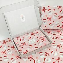 20pcs Christmas Gift Wrapping Paper, Party Decoration Art Paper, Suitable For Gift Packaging, Bouquet Packaging, Art Crafts, DIY, Packaging Bags, 4 Colors To Choose From - Multicolor - View 9