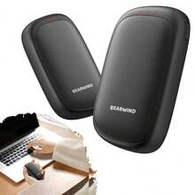 Mini réchauffe-mains électriques avec réglages, réchauffe-mains électrique portable et réutilisable pour hommes, femmes et enfants, pour une utilisation en intérieur et en extérieur. Cadeaux de Noël noirs, réchauffe-mains, cadeaux pour hommes, articles pour bas de Noël, réchauffe-mains rechargeables