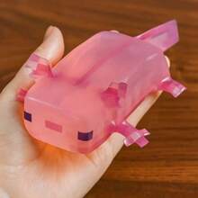 1pc 2025 New Arrival Soft & Squishable Axolotl Squeeze Toy, Excellent Hand Feel, Birthday/Christmas/Halloween Small Gift