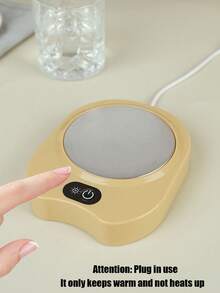 恒温加热杯垫 智能创意家用隔热杯垫 加热 恒温办公室暖杯器 适用于所有杯子 户外露营野餐厨房等秋冬必备 智能饮料加热杯垫 冬季电热咖啡恒温垫 家用便携式暖杯器 一键启动 适用于大多数杯子 办公室 便携 (USB直插) - 彩色 - 查看 10