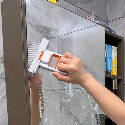 Multifunctional Mini Mop, Desktop Wet And Dry Spray Mini Handheld Mop, Hands-Free Cleaning Indoor Dual-Purpose Small Cotton Mop - Retractable, Wet And Dry, Suitable For Marine Cleaning Kitchen, Living Room, Bathroom, Car Glass