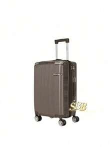 High Quality Carry-On Suitcase, 4 Double Wheels, 360 Degree Rotation, 9kg - Brown - View 1