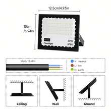 IP66 Dust-Proof Spotlight, LED Outdoor Floodlight, IPXX Aluminum Material, Cool White 30W 50W 100W Flood Light, 6000K; Suitable For Backyard, Driveway, Garage, Corridor, Garden, Construction Site - Cool White - View 10