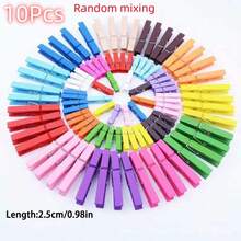 10/30/50/80/100/150/200Pcs Mini Clothes Peg, Small Wooden Clothes Peg, Clothes Peg For Drying Clothes, Clothes Peg For DIY Photo Craft Projects