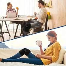 1 pieza Soporte de rodilla y cinturón femoral - Ajustable para hombres y mujeres, soporte de fitness con diseño de malla transpirable, ajuste seguro y cerrado, rodillera para correr y deportes, protección de articulaciones, soporte de rodilla, accesorios deportivos, material suave - Día del Padre, Día de la Madre, Navidad