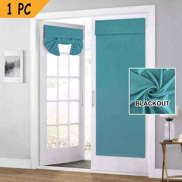 1 Stück Verdunklungsvorhang - Moderner Stoff Sichtschutzvorhang für Schlafzimmer & verschiedene Räume, wärmeisolierend & Lichtsteuerung, einfache Installation mit Klebevorrichtungen, perfekt für Feiertage & Heimdekoration, Schlafzimmer Sichtschutzvorhang