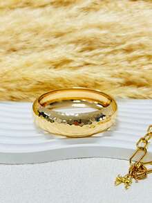 Bộ 12/15/6/4/1 chiếc vòng tay vàng, vòng tay bản rộng, vòng tay dày, bộ vòng tay, vòng tay nữ, quà tặng cho nữ. - Vàng - Xem 5