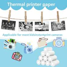 Refillpapper för direktkamera - Barnens direktkamera Presentfotoskrivare Termopappersrulle Refillpapper för direktkamera