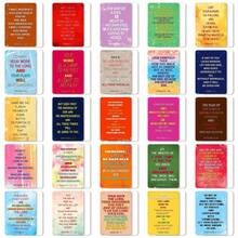 50pcs/Set Bible Verse Cards, Mini Scripture Cards, Motivational Cards, Encouragement Cards, Christmas Gift Prayer Cards, Christian Inspirational Cards For Men And Women, Encouragement Gift. - Multicolor - View 12