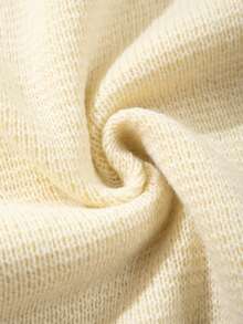 男士休闲宽松纯色套头衫，百搭优质口袋设计长袖圆领针织上衣，适合通勤，秋冬