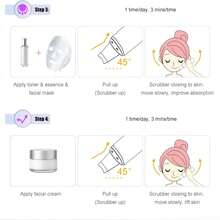 Ultrasonic Beauty Scraper, Blackhead Remover, Home Beauty Device, Acne & Blackhead Removal Scraper, Salon Ultrasonic Facial Exfoliation Treatment, Ultrasonic Skin Rejuvenation Care. Ultrasonic Skin Device For Ultrasonic Exfoliation Treatment. - White - View 9
