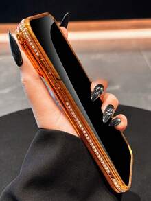 1pc Luxury Bling Glitter Diamond Sequin Electroplated Clear Phone Case Compatible With IPhone 17 AIR 16 15 14 13 12 11 Pro Max Plus Soft Silicone Back Cover