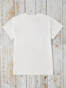 Camiseta de Mujer con Estampado de Ganso Divertido - GOT TOO SILLY Gráfico de Caricatura Negro con Azul, Camiseta Ligera de Manga Corta con Cuello Redondo para Verano y Primavera, Lavable aáquina, Ropa Casual, Camiseta Gráfica Cómoda y Divertida - Blanco - Ver 4
