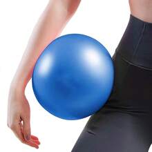 Pelota Pilates de 25cm/65cm ,Mini Pelotas de Yoga,Ball de Ejercicio Grande Antipinchazos,Pelotas para Fisioterapia Chica Antideslizante,Ideal para Entrenamiento de Equilibrio,Fuerza del Núcleo - azul - Ver 13
