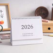 Simple Desktop Calendar, From October 2025 To December 2026, Suitable For Office And School Desktop Calendars, Upright Page-Turning Desktop Calendar, Used For Planning, Organizing And Daily Scheduling, Multiple Colors Available - Student Daily Schedule, Simple Office Accessories And Decorations, School Supplies,Back To School