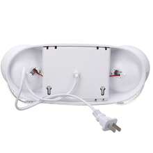 Adjustable Double-Ended LED Emergency Lighting Lamps, With Spare Battery - White - View 8