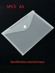 A5/A4 尺寸，10/20 个装，塑料文件夹，透明可重复使用防水文件夹，带按钮，适用于返校、学校用品、学校、教室、图书馆、教师、学生、办公室、家庭、书房、男士、女士、律师、秘书、商务、加厚材质、圣诞节、万圣节礼物