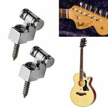 4x Roller String Retainer Trees For Stratocaster Telecaster Electric Guitar - 銀色 - 查看 4
