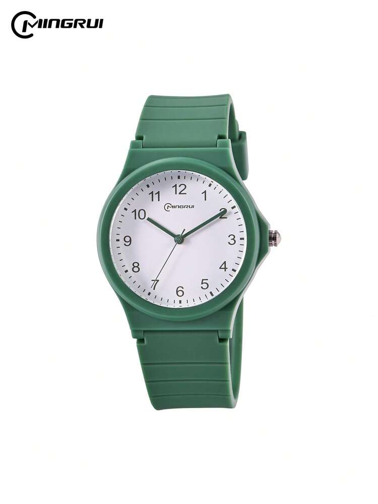 MINGRUI 时尚经典 3ATM 防水石英表，防震防摔，适合学生、青少年、礼物和校园装饰 - 白色 - 查看 17