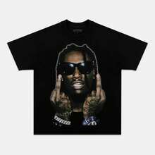 OSAMASON TEE – Underground Rap Graphic Tee, Street Aesthetic Shirt,Rapper Graphic T-Shirt Vintage Rap Hip-Hop Collection Y2K Streetwear For Men Women Fans - màu đen - Xem 2
