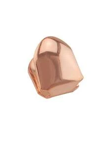 1pc Classic Smooth Single Tooth Hip Hop Tooth Jewelry, Fashion Fake Tooth Accessory, Unisex Daily Wear Decoration, Holiday Gift